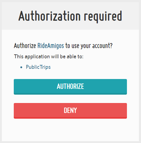 Love to Ride Authorize